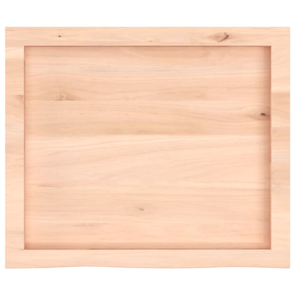 Tafelblad 60x50x(2-6) cm onbehandeld massief eikenhout is nu te koop bij PeponiXL, paradijselijk wonen!