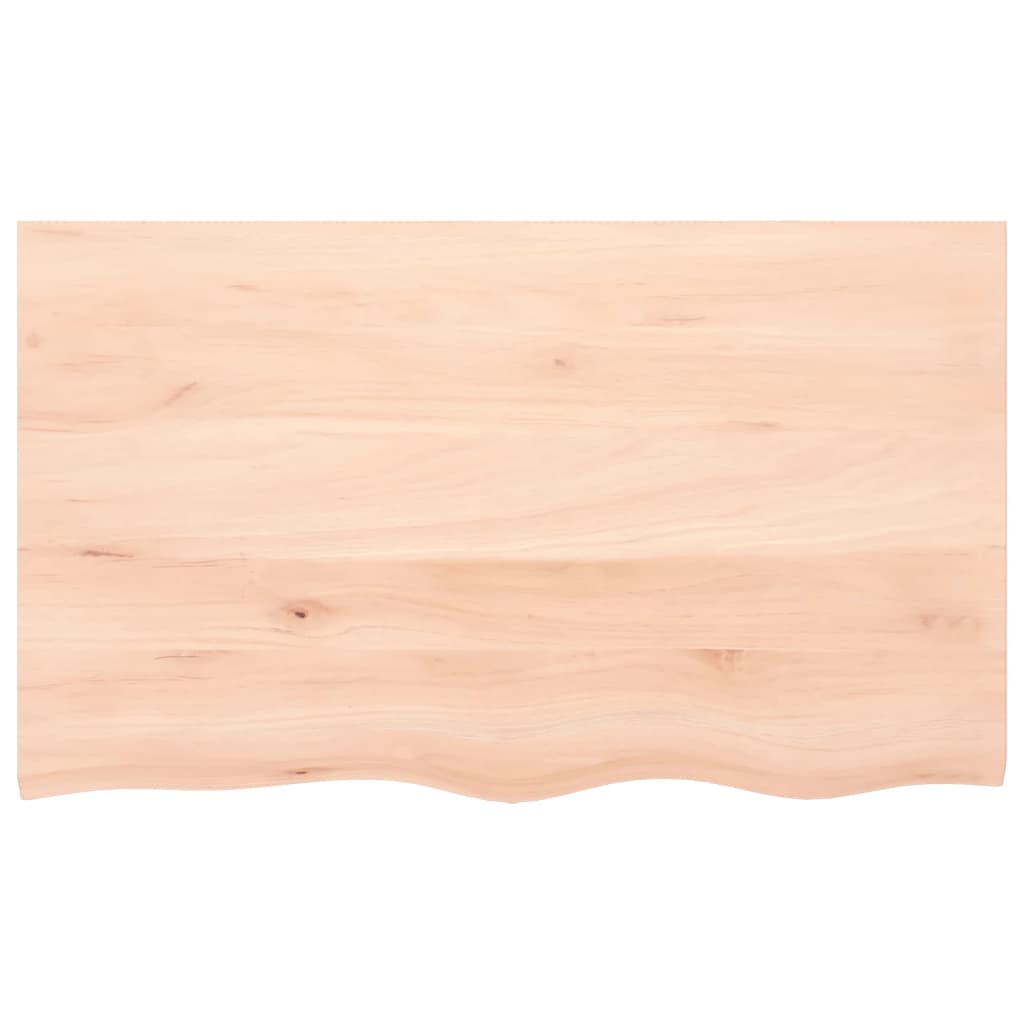 Tafelblad 100x60x2 cm onbehandeld massief eikenhout is nu te koop bij PeponiXL, paradijselijk wonen!