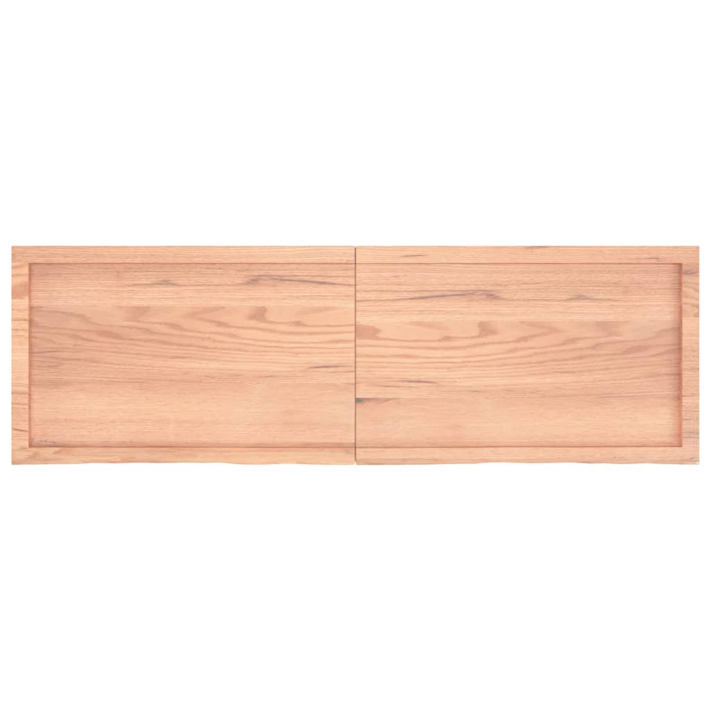 Tafelblad 160x50x(2-4)cm behandeld massief eikenhout lichtbruin is nu te koop bij PeponiXL, paradijselijk wonen!