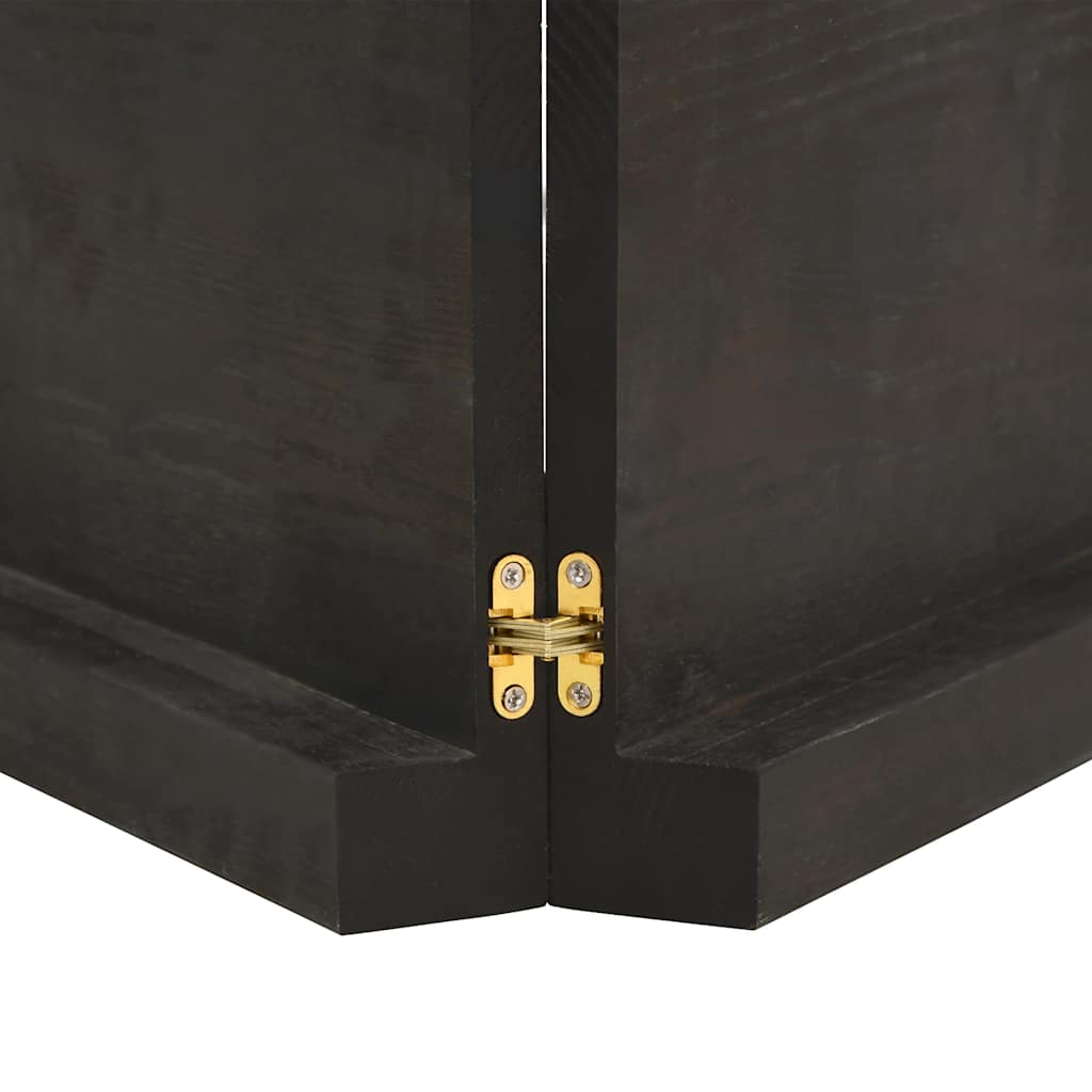 Tafelblad 120x40x(2-6)cm behandeld eikenhout donkerbruin is nu te koop bij PeponiXL, paradijselijk wonen!
