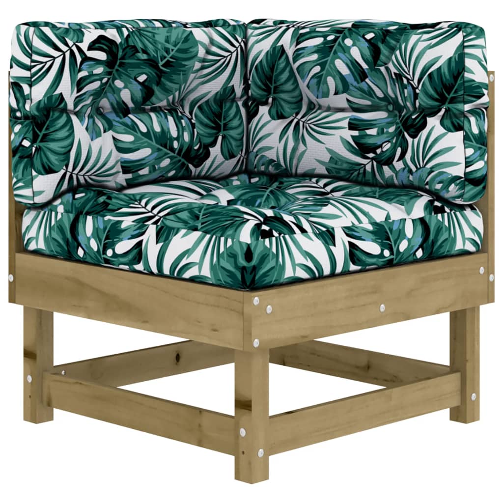 5-delige Loungeset met kussens geïmpregneerd grenenhout is nu te koop bij PeponiXL, paradijselijk wonen!