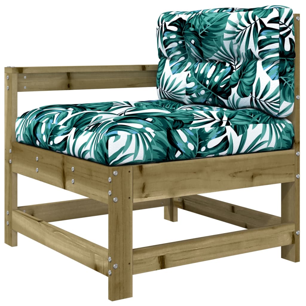 7-delige Loungeset met kussens geïmpregneerd grenenhout is nu te koop bij PeponiXL, paradijselijk wonen!