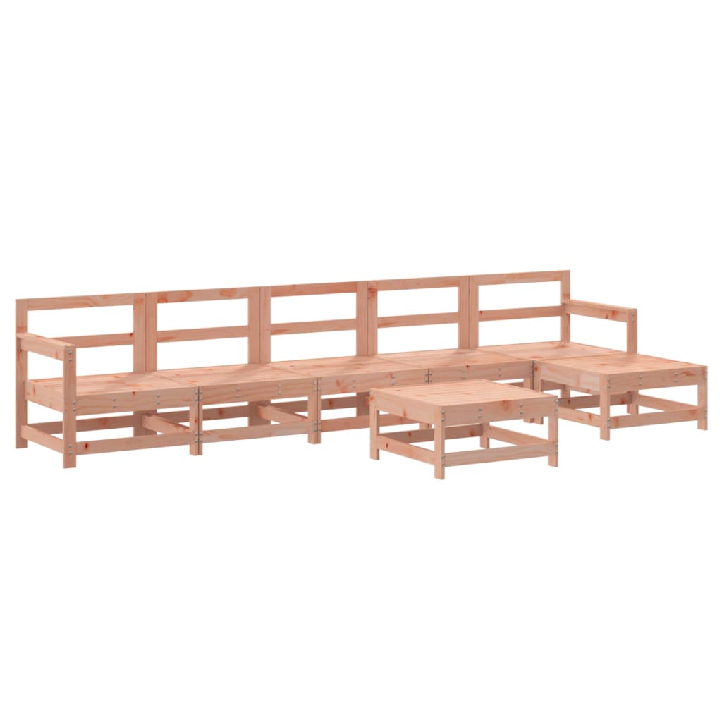 7-delige Loungeset met kussens massief douglashout is nu te koop bij PeponiXL, paradijselijk wonen!