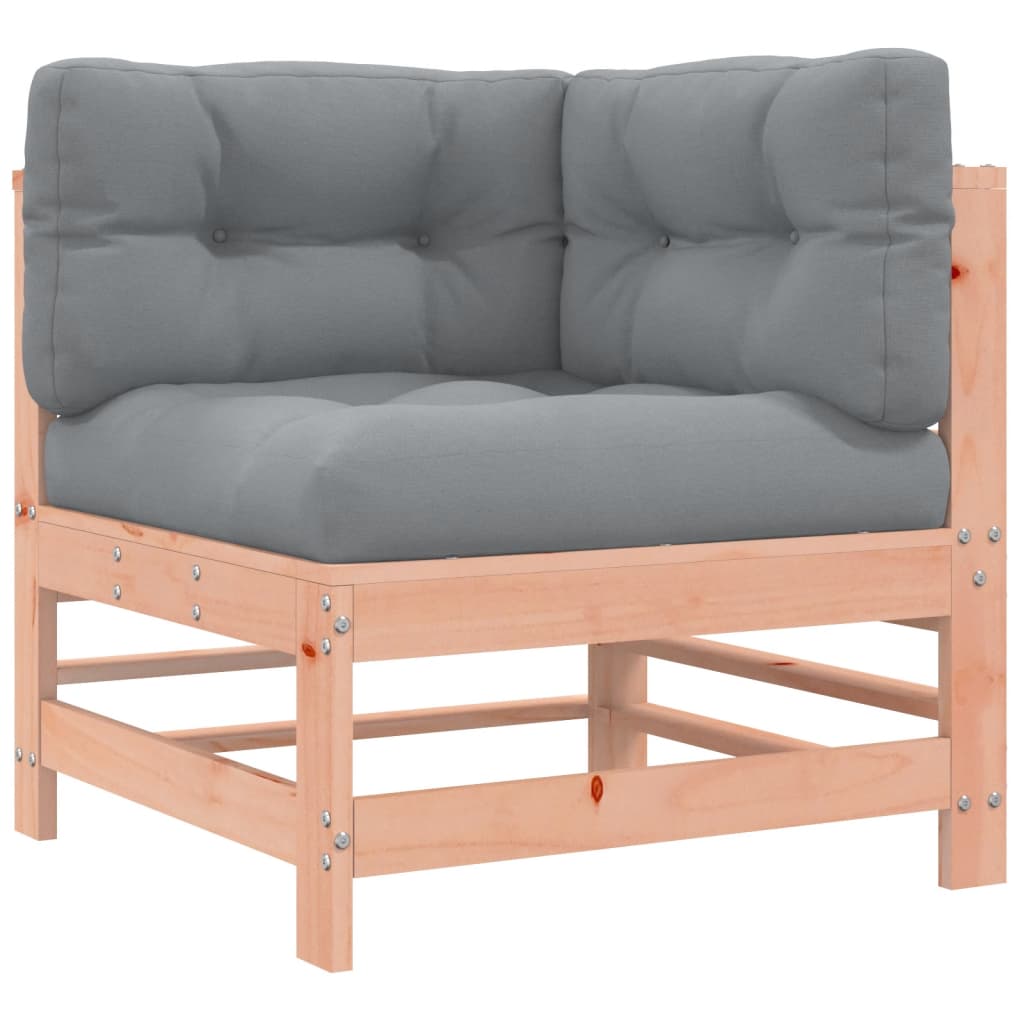 6-delige Loungeset met kussens massief douglashout is nu te koop bij PeponiXL, paradijselijk wonen!