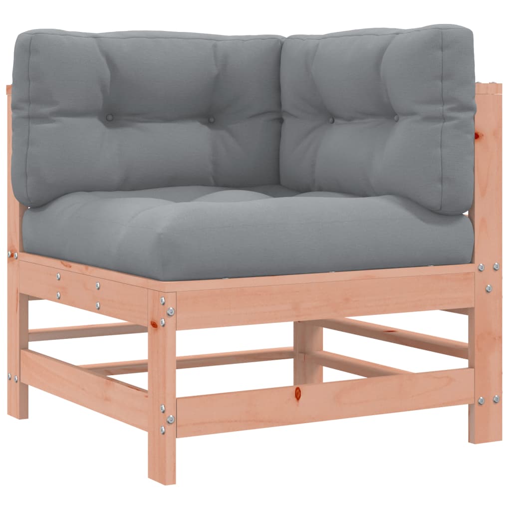 3-delige Loungeset met kussens massief douglashout is nu te koop bij PeponiXL, paradijselijk wonen!