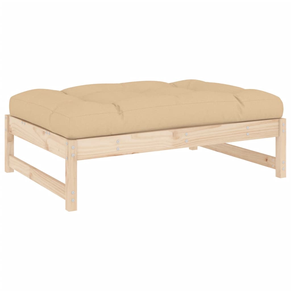 2-delige Loungeset met kussens massief grenen is nu te koop bij PeponiXL, paradijselijk wonen!