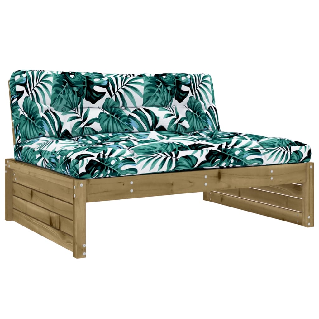 6-delige Loungeset met kussens geïmpregneerd grenenhout is nu te koop bij PeponiXL, paradijselijk wonen!