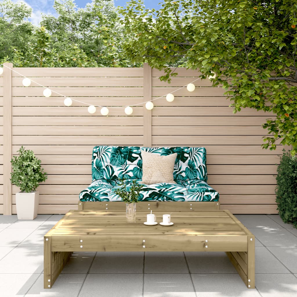 2-delige Loungeset met kussens geïmpregneerd grenenhout is nu te koop bij PeponiXL, paradijselijk wonen!