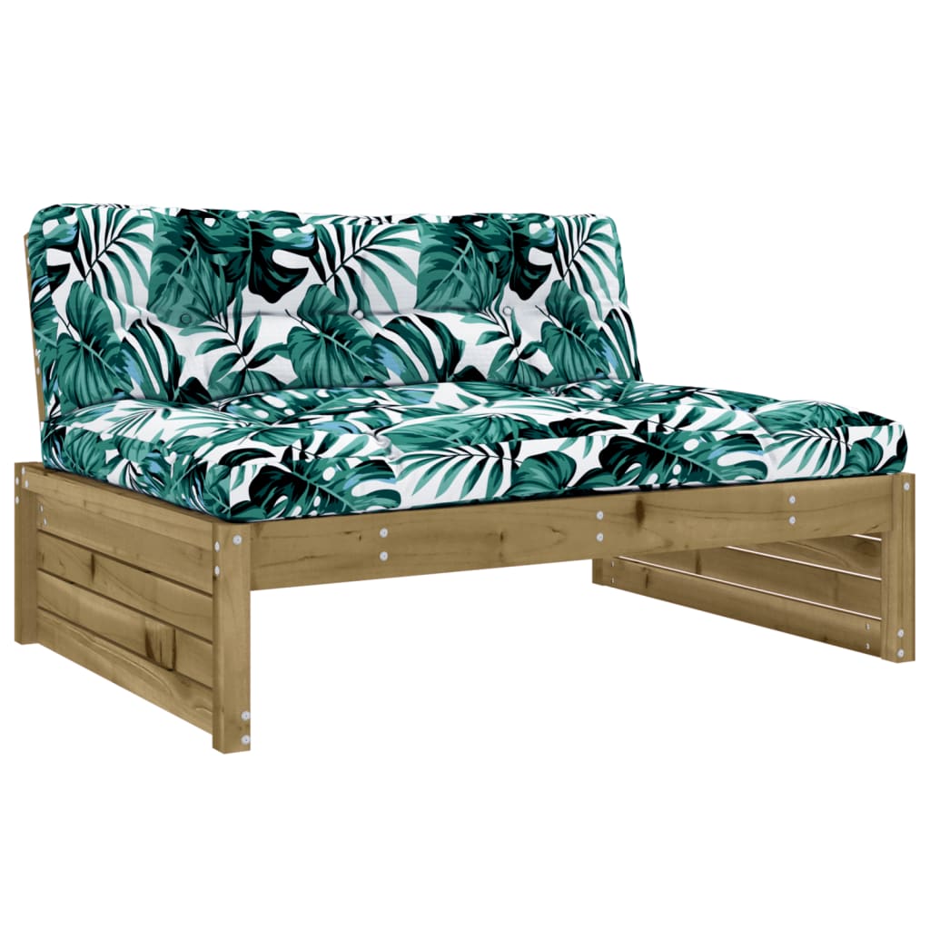 5-delige Loungeset met kussens geïmpregneerd grenenhout is nu te koop bij PeponiXL, paradijselijk wonen!