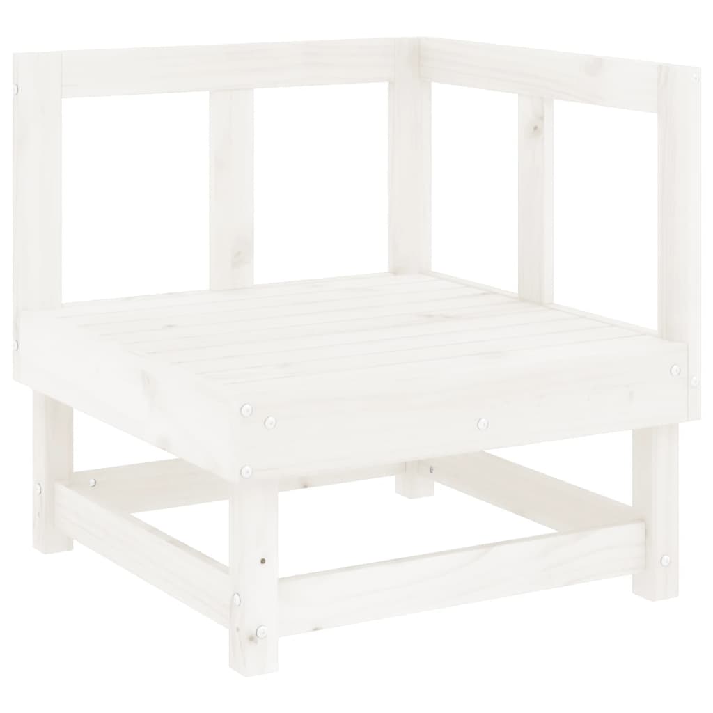 6-delige Loungeset massief grenenhout wit is nu te koop bij PeponiXL, paradijselijk wonen!