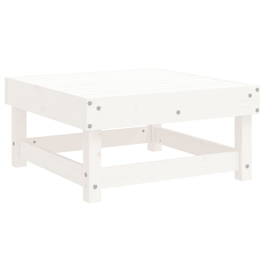 7-delige Loungeset massief grenenhout wit is nu te koop bij PeponiXL, paradijselijk wonen!
