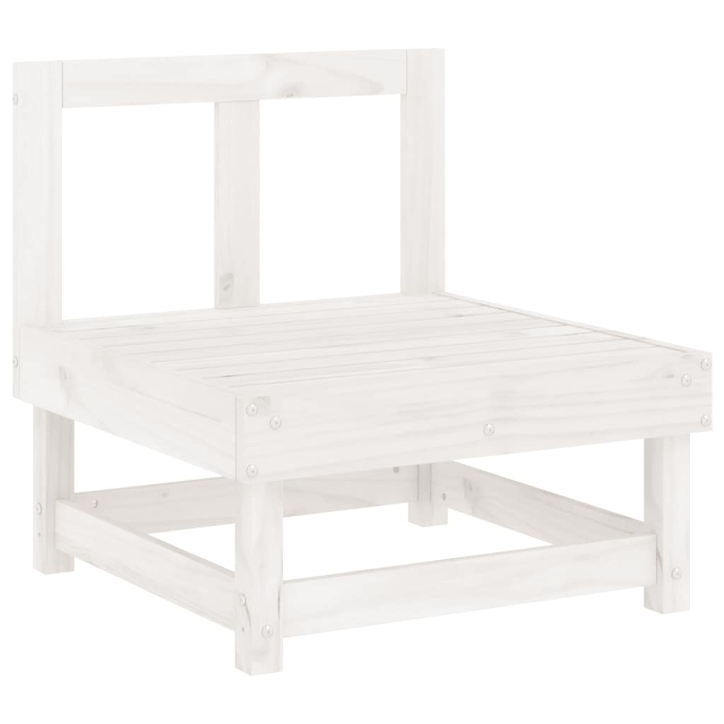 7-delige Loungeset massief grenenhout wit is nu te koop bij PeponiXL, paradijselijk wonen!