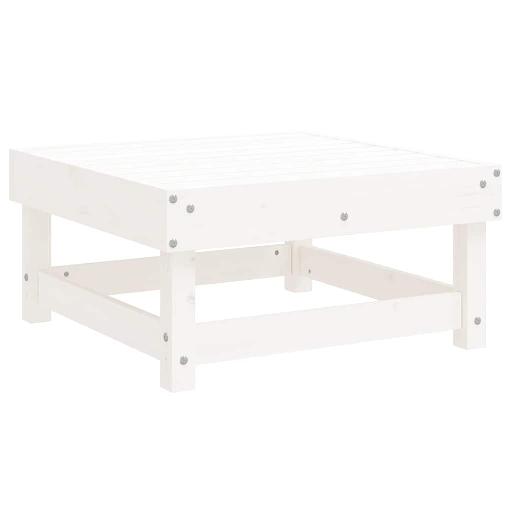 7-delige Loungeset massief grenenhout wit is nu te koop bij PeponiXL, paradijselijk wonen!