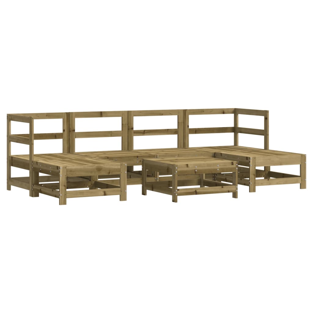 7-delige Loungeset geïmpregneerd grenenhout
