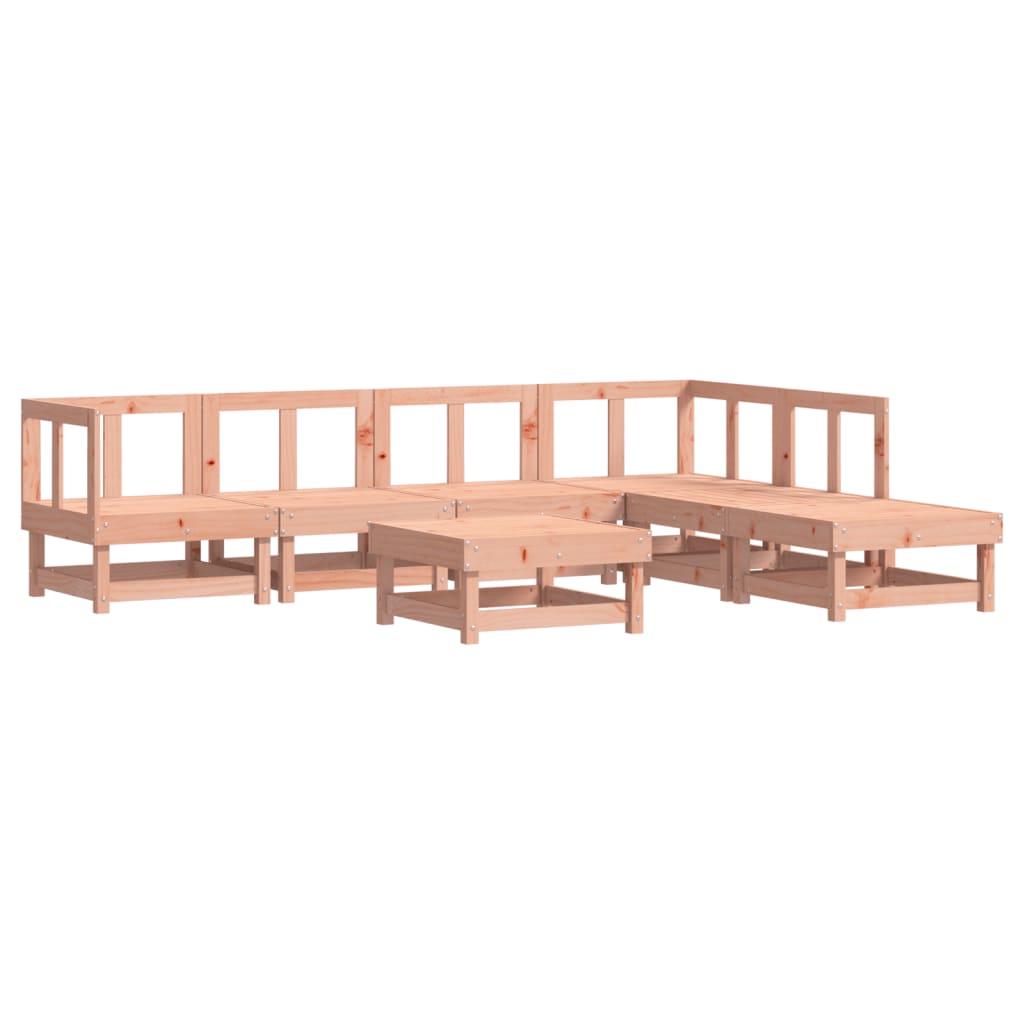 7-delige Loungeset massief douglashout is nu te koop bij PeponiXL, paradijselijk wonen!