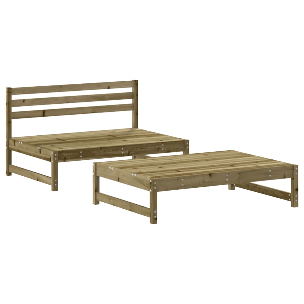 2-delige Loungeset geïmpregneerd grenenhout is nu te koop bij PeponiXL, paradijselijk wonen!