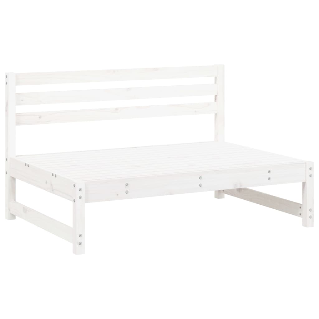 5-delige Loungeset massief grenenhout wit is nu te koop bij PeponiXL, paradijselijk wonen!