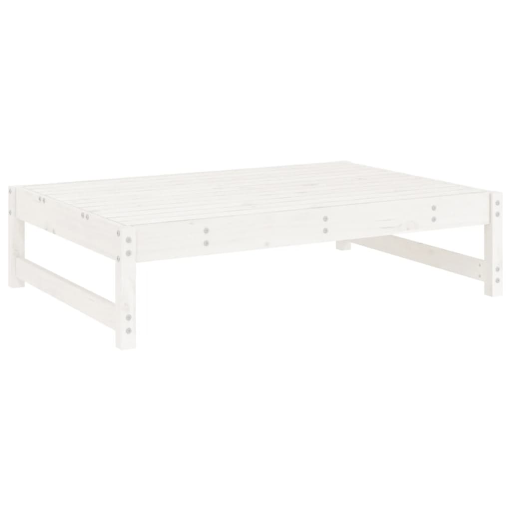 5-delige Loungeset massief grenenhout wit is nu te koop bij PeponiXL, paradijselijk wonen!