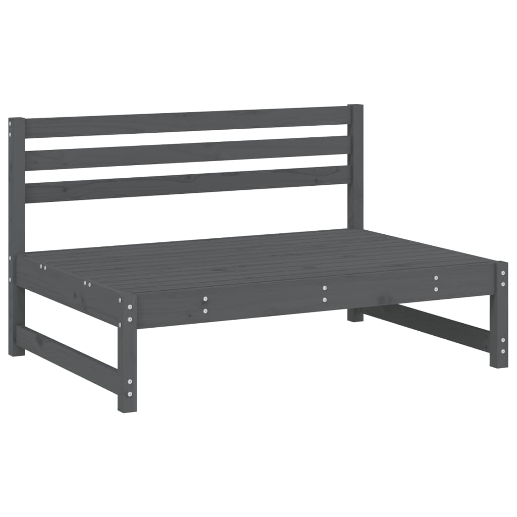 5-delige Loungeset massief grenenhout grijs is nu te koop bij PeponiXL, paradijselijk wonen!