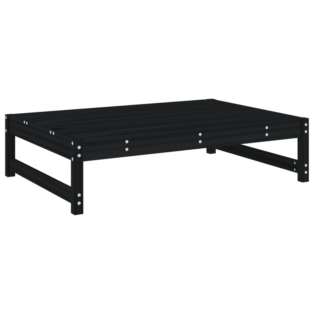 5-delige Loungeset massief grenenhout zwart is nu te koop bij PeponiXL, paradijselijk wonen!