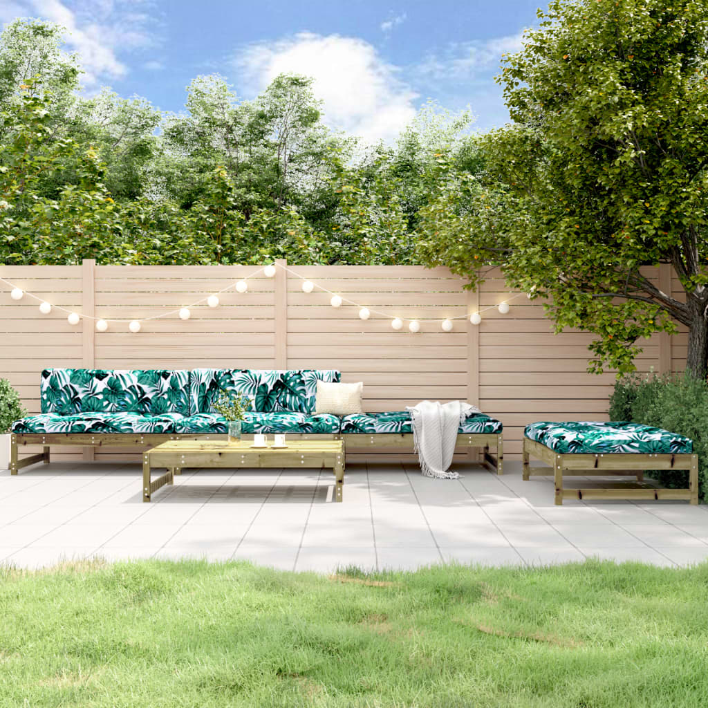 5-delige Loungeset geïmpregneerd grenenhout is nu te koop bij PeponiXL, paradijselijk wonen!