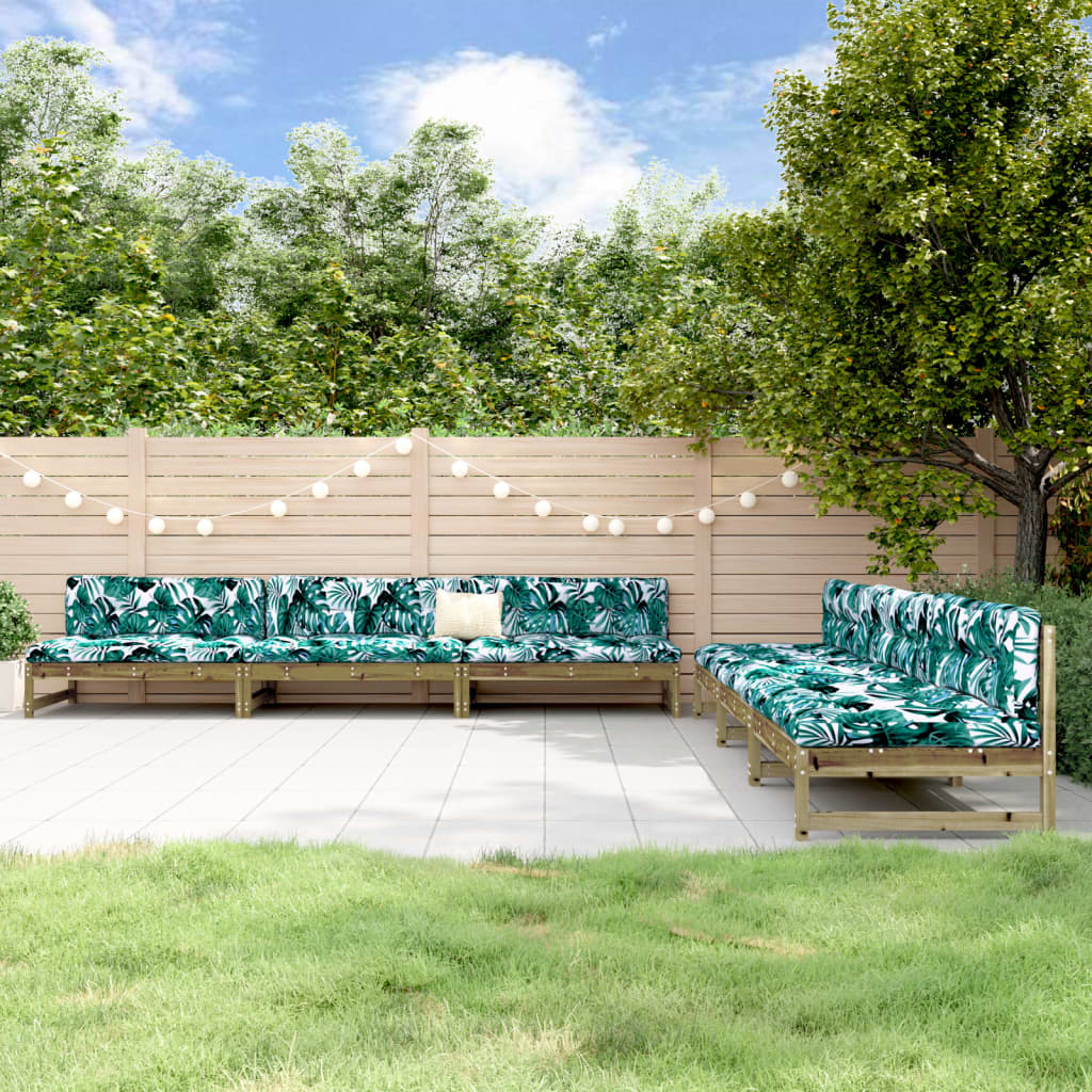 6-delige Loungeset geïmpregneerd grenenhout is nu te koop bij PeponiXL, paradijselijk wonen!