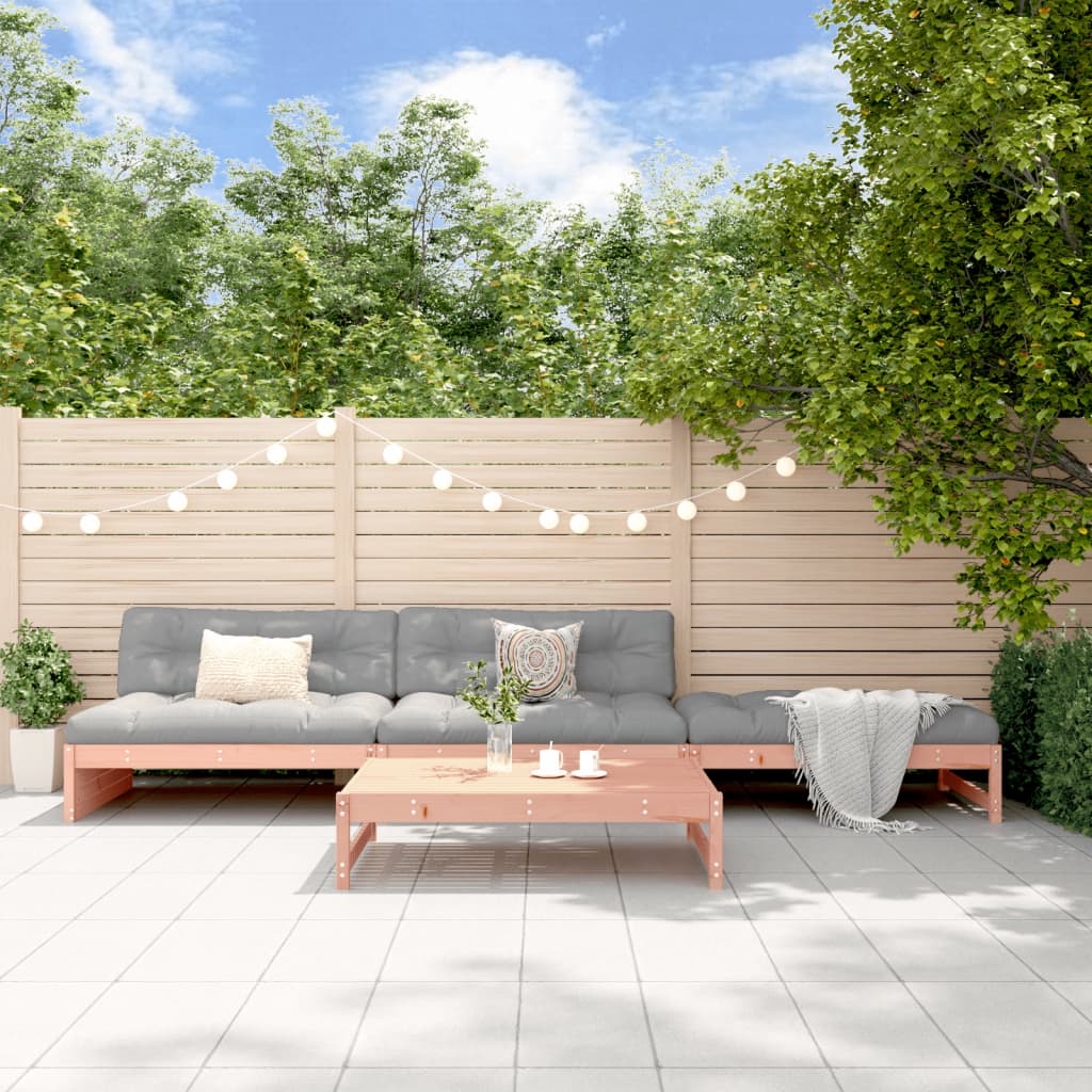 4-delige Loungeset massief douglashout is nu te koop bij PeponiXL, paradijselijk wonen!