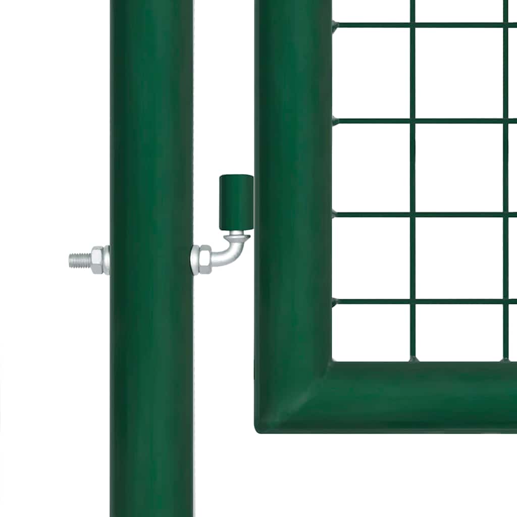 Tuinhek van gaas, groen 350x125 cm, gegalvaniseerd staal is nu te koop bij PeponiXL, paradijselijk wonen!