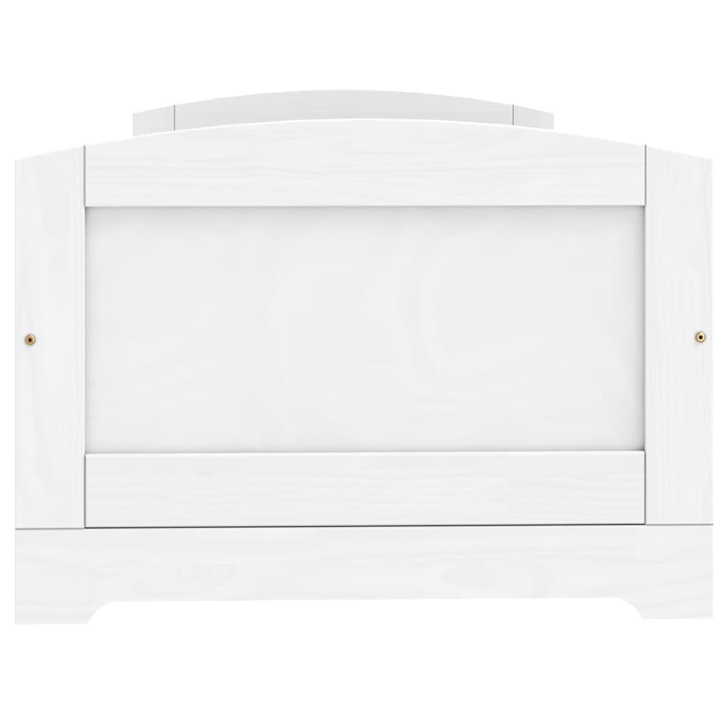 Slaapbank met 5 lades IRUN 90x200 cm massief grenenhout wit