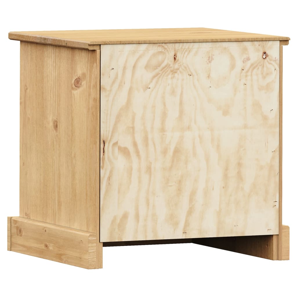 Nachtkastje VIGO 42x35x42 cm massief grenenhout is nu te koop bij PeponiXL, paradijselijk wonen!