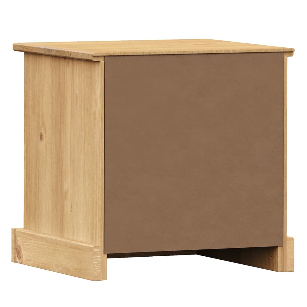 Nachtkastje VIGO 42x35x42 cm massief grenenhout is nu te koop bij PeponiXL, paradijselijk wonen!