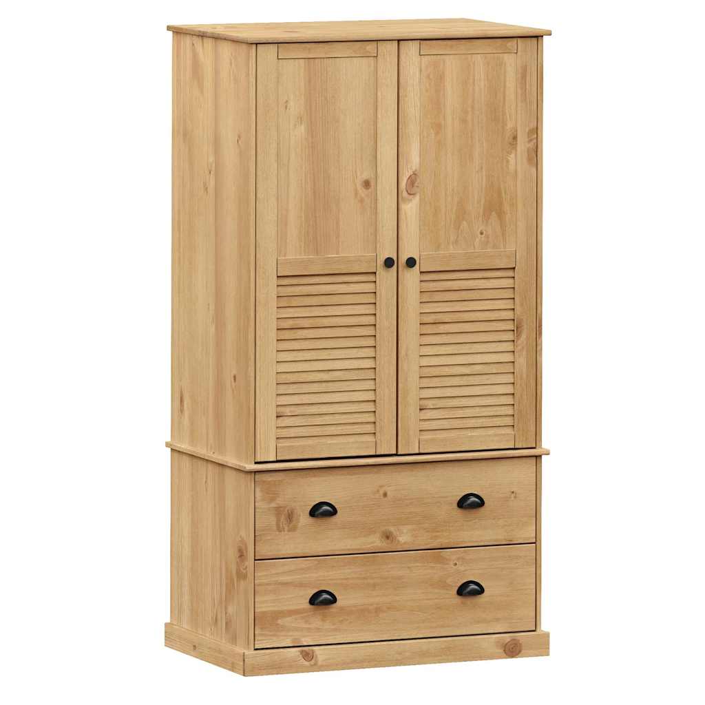 Kledingkast VIGO 90x55x170 cm massief grenenhout is nu te koop bij PeponiXL, paradijselijk wonen!