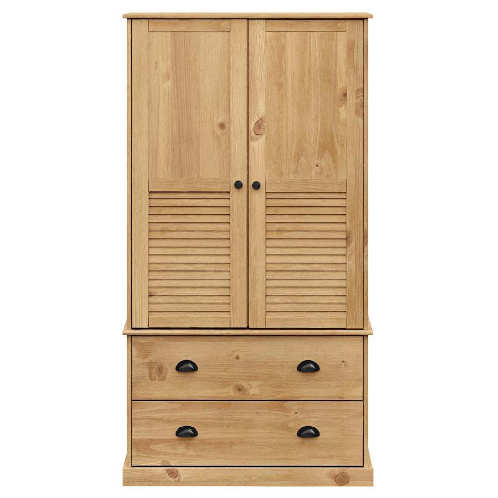 Kledingkast VIGO 90x55x170 cm massief grenenhout is nu te koop bij PeponiXL, paradijselijk wonen!