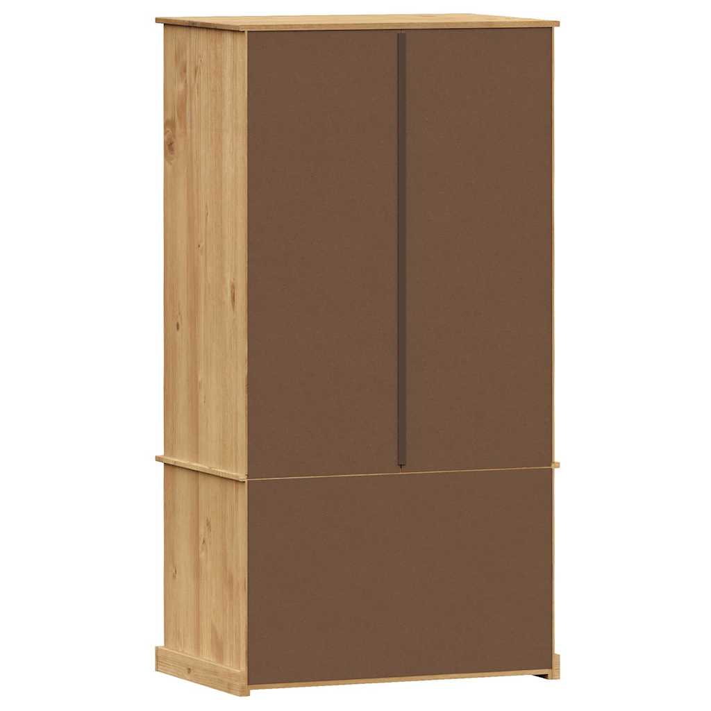 Kledingkast VIGO 90x55x170 cm massief grenenhout is nu te koop bij PeponiXL, paradijselijk wonen!