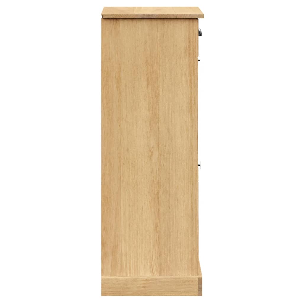 Schoenenkast VIGO 60x35x96 cm massief grenenhout is nu te koop bij PeponiXL, paradijselijk wonen!