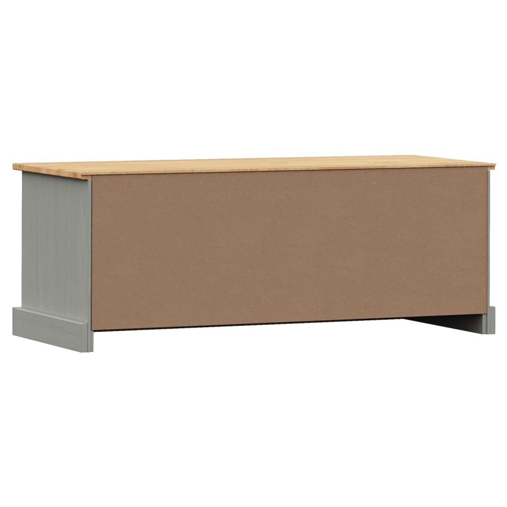 Tv-meubel VIGO 106x40x40 cm massief grenenhout grijs is nu te koop bij PeponiXL, paradijselijk wonen!