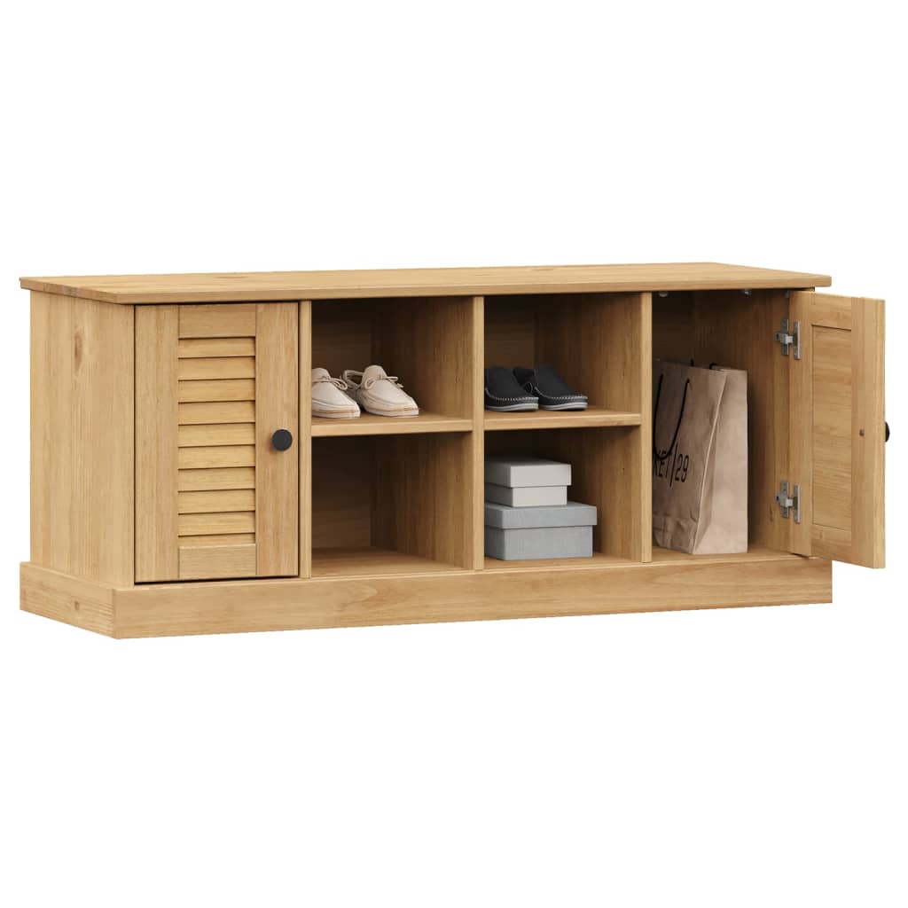 Schoenenbank VIGO 106x35x45 cm massief grenenhout is nu te koop bij PeponiXL, paradijselijk wonen!