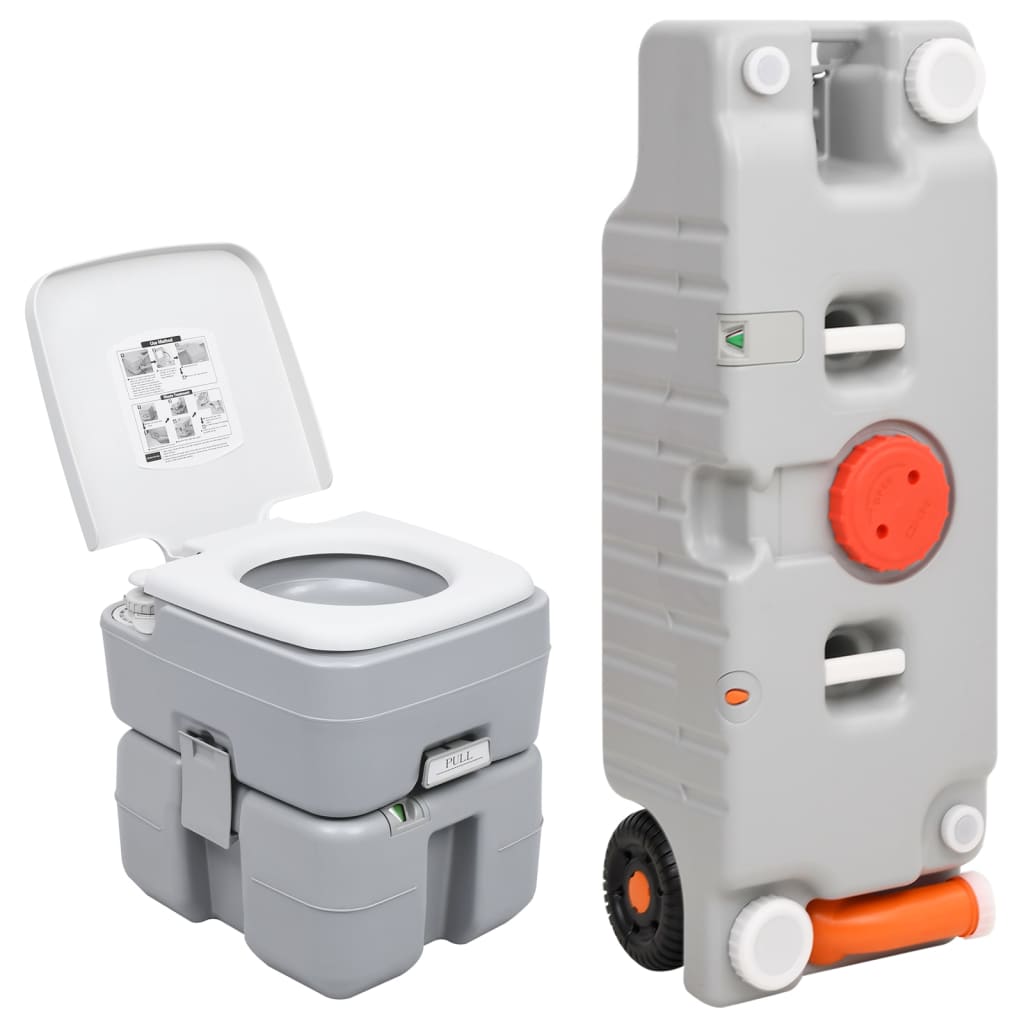Campingtoilet en watertankset draagbaar is nu te koop bij PeponiXL, paradijselijk wonen!