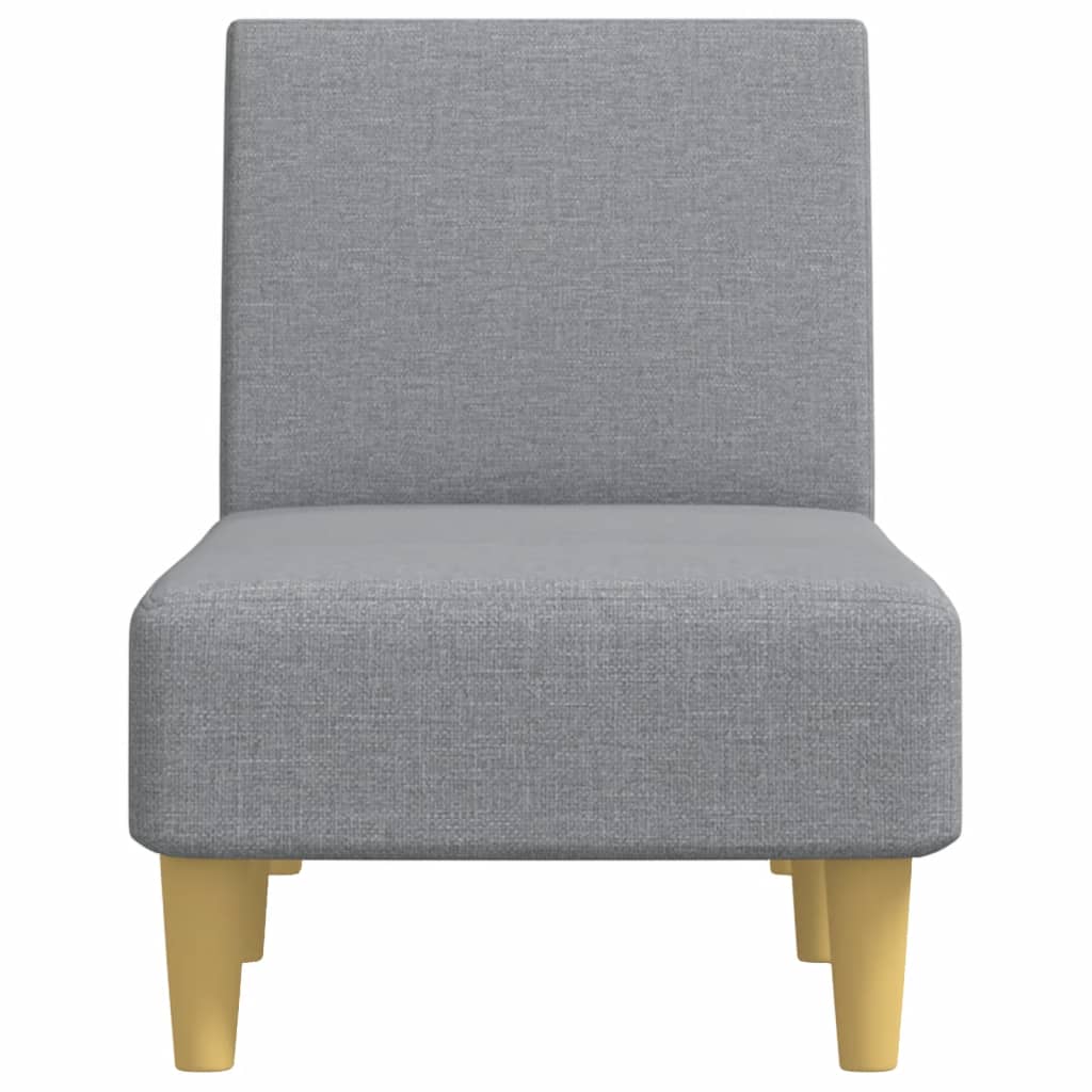 Chaise longue stof lichtgrijs is nu te koop bij PeponiXL, paradijselijk wonen!