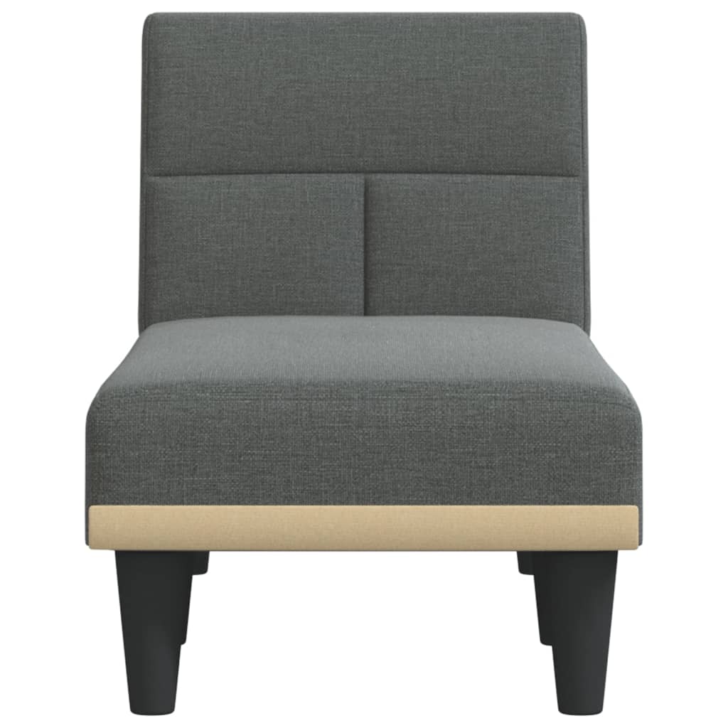 Chaise longue stof donkergrijs is nu te koop bij PeponiXL, paradijselijk wonen!