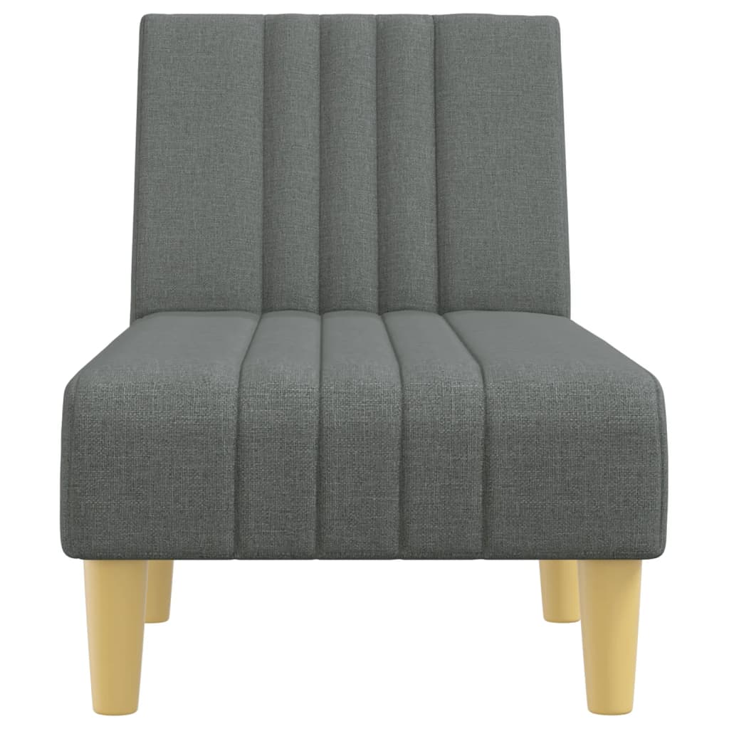 Chaise longue stof donkergrijs is nu te koop bij PeponiXL, paradijselijk wonen!