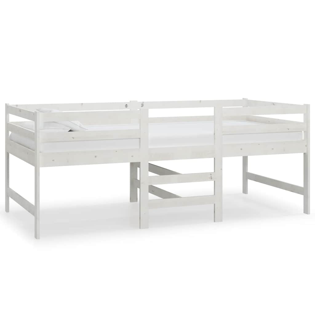 Bedframe zonder matras massief grenenhout wit 90x200 cm is nu te koop bij PeponiXL, paradijselijk wonen!