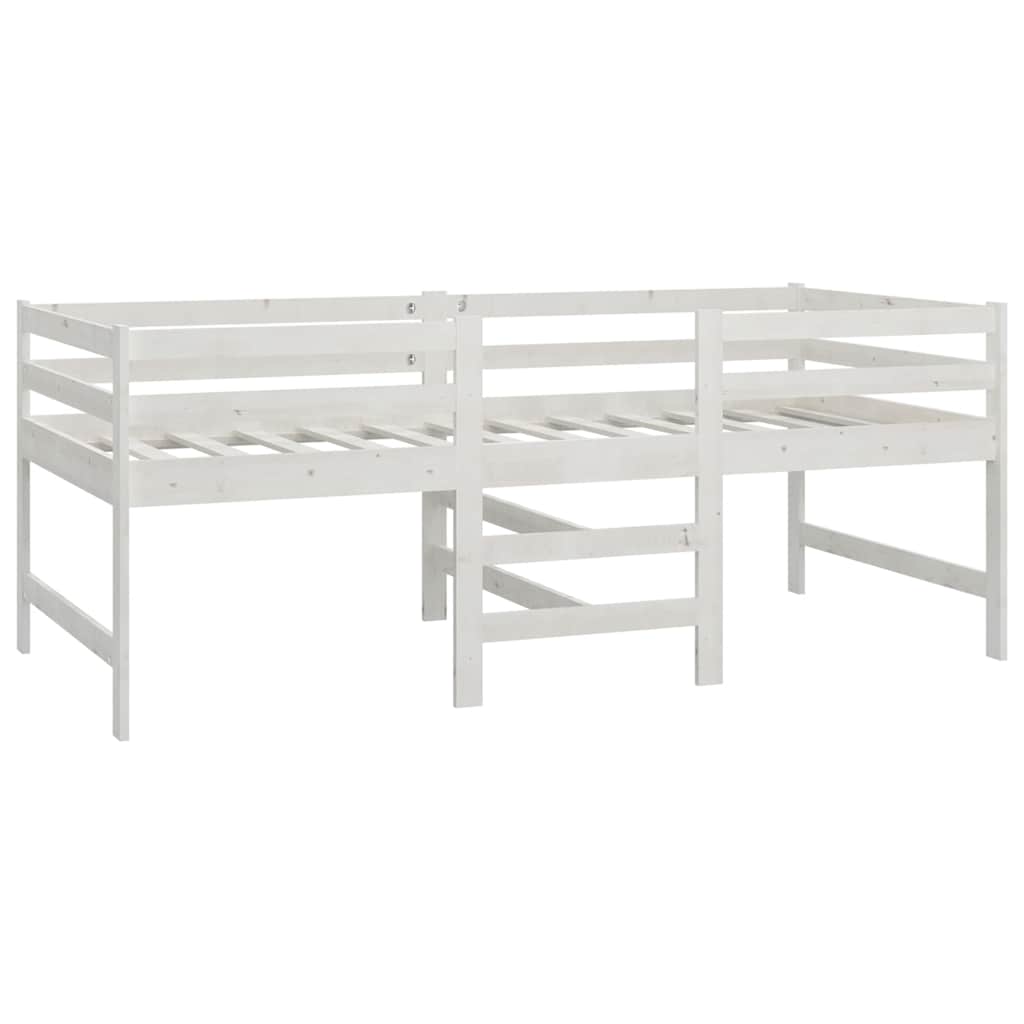 Bedframe zonder matras massief grenenhout wit 90x200 cm is nu te koop bij PeponiXL, paradijselijk wonen!
