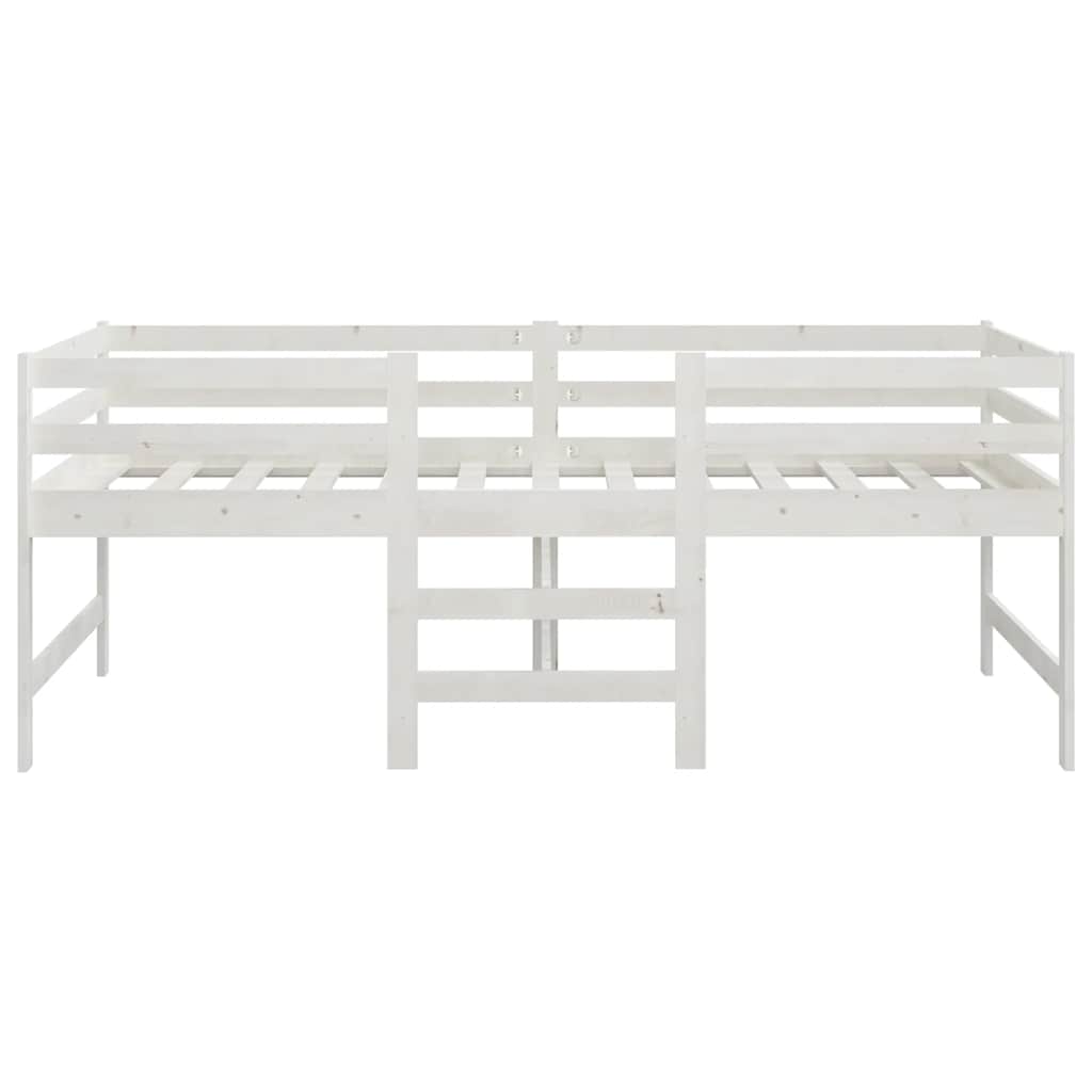 Bedframe zonder matras massief grenenhout wit 90x200 cm is nu te koop bij PeponiXL, paradijselijk wonen!
