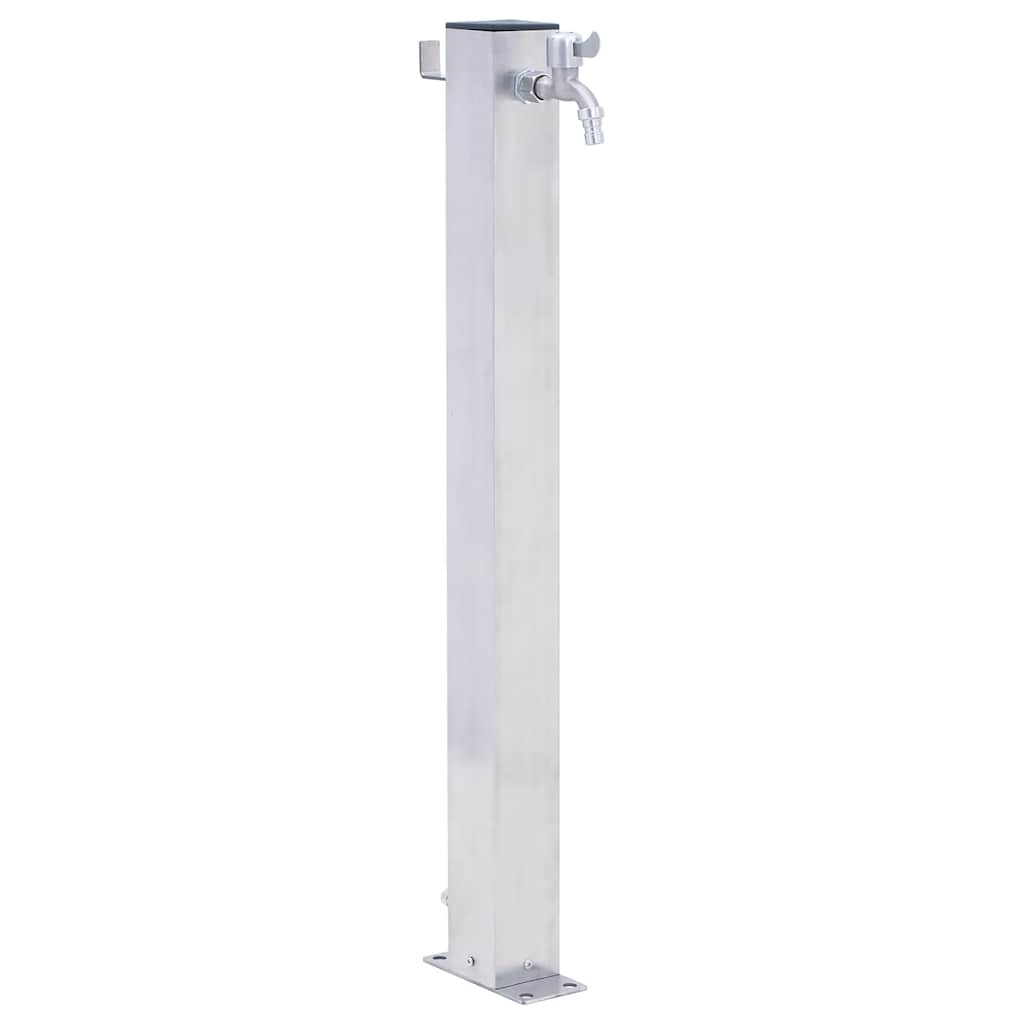 Waterzuil vierkant 40 cm roestvrij staal is nu te koop bij PeponiXL, paradijselijk wonen!