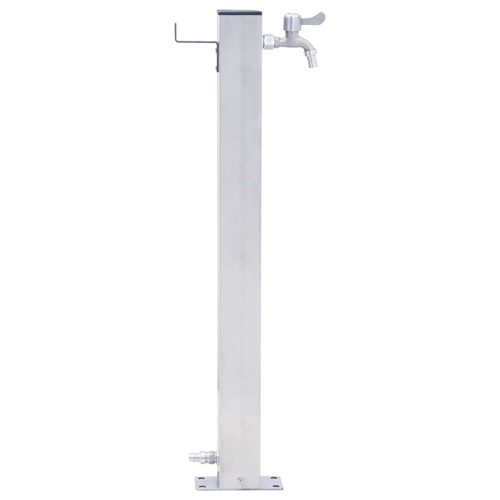 Waterzuil vierkant 40 cm roestvrij staal is nu te koop bij PeponiXL, paradijselijk wonen!