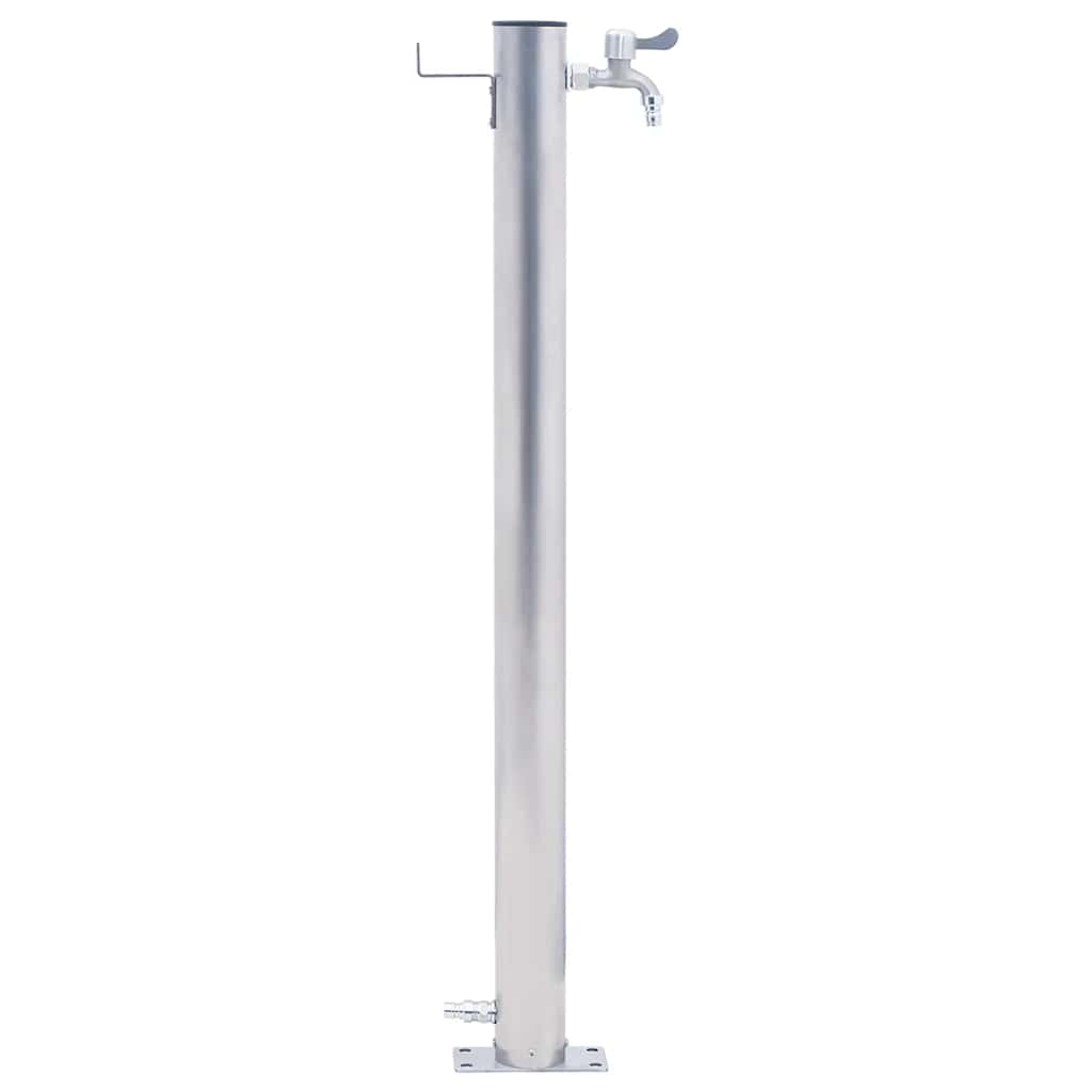 Waterzuil rond 40 cm roestvrij staal is nu te koop bij PeponiXL, paradijselijk wonen!