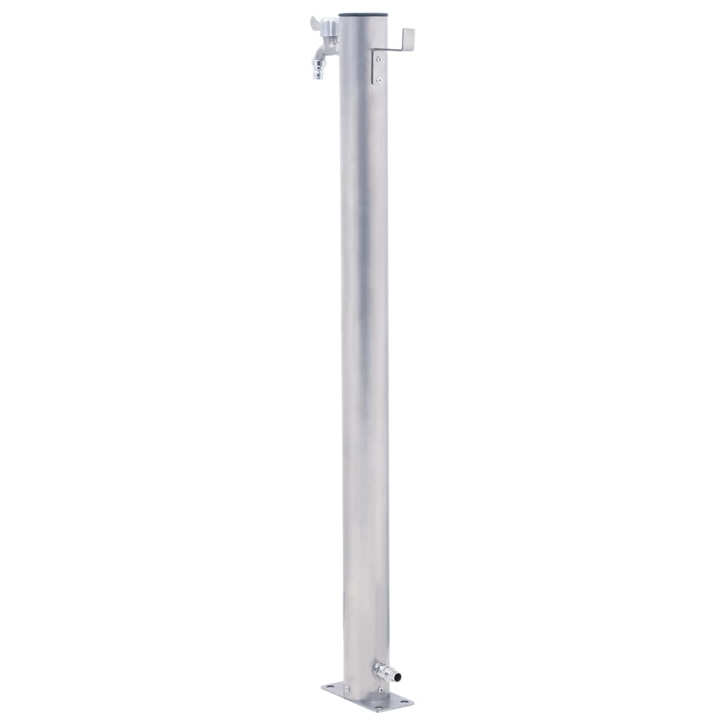 Waterzuil rond 40 cm roestvrij staal is nu te koop bij PeponiXL, paradijselijk wonen!
