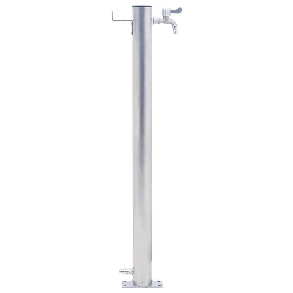 Waterzuil rond 60 cm roestvrij staal is nu te koop bij PeponiXL, paradijselijk wonen!