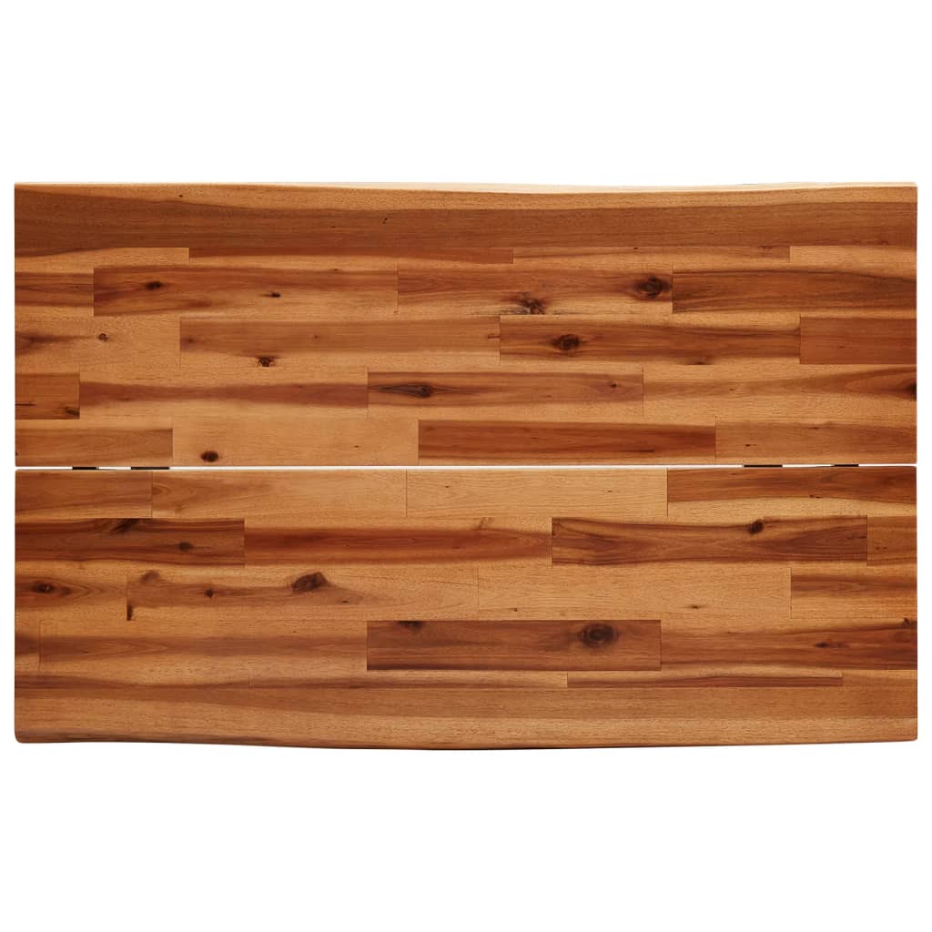 3-delige Eethoek met natuurlijke rand massief acaciahout is nu te koop bij PeponiXL, paradijselijk wonen!
